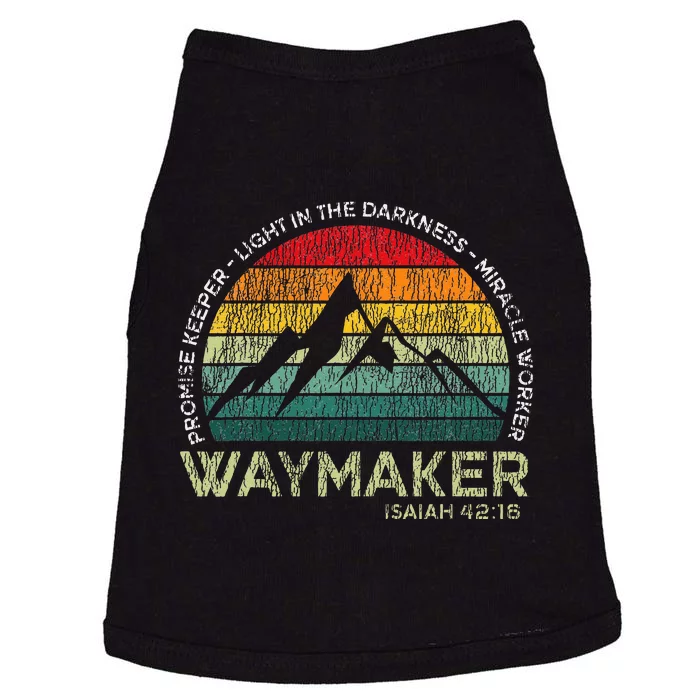 Vintage Waymaker Promise Keeper Miracle Worker Christian Doggie Tank