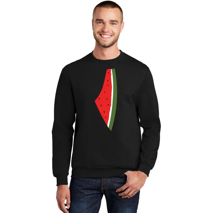 Violet Wear Palestine Watermelon Tall Sweatshirt