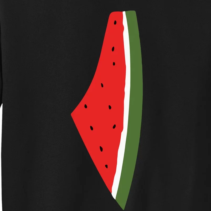 Violet Wear Palestine Watermelon Tall Sweatshirt