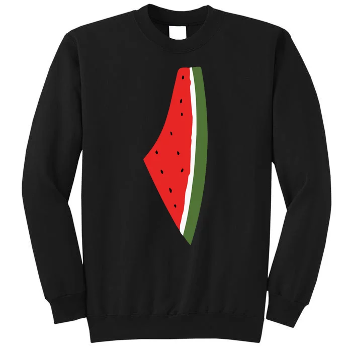 Violet Wear Palestine Watermelon Tall Sweatshirt