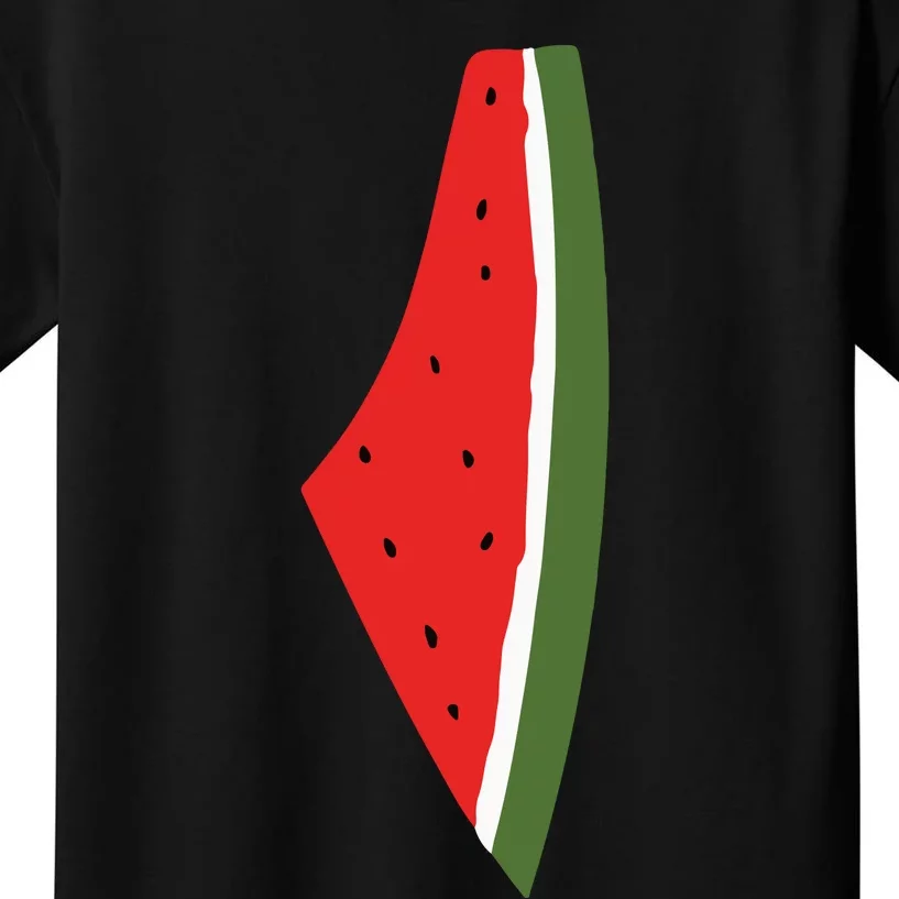 Violet Wear Palestine Watermelon Kids T-Shirt