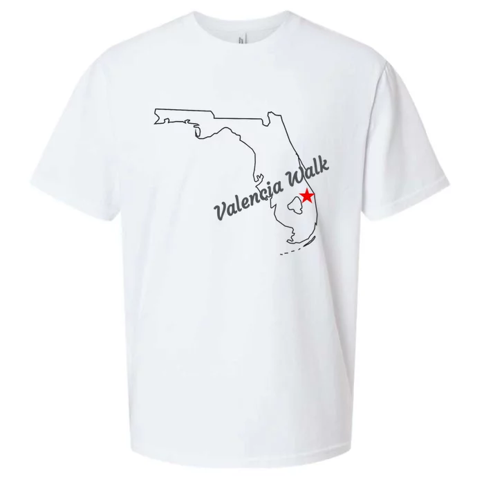 Valencia Walk Port St Lucie Florida Sueded Cloud Jersey T-Shirt