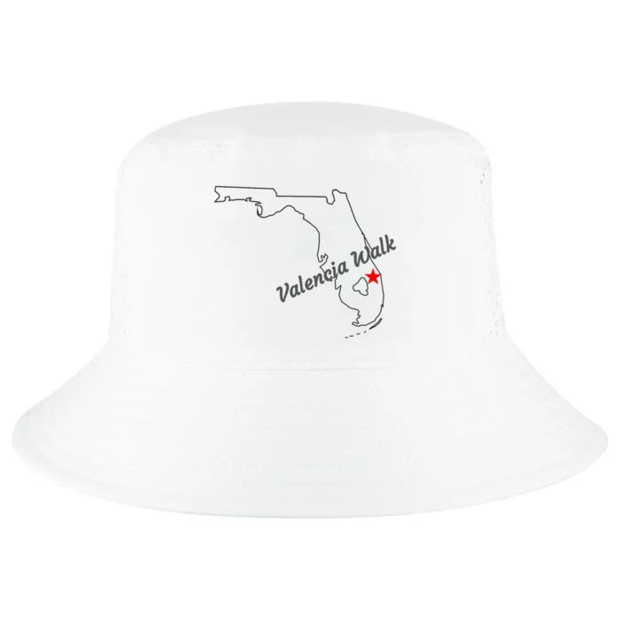 Valencia Walk Port St Lucie Florida Cool Comfort Performance Bucket Hat