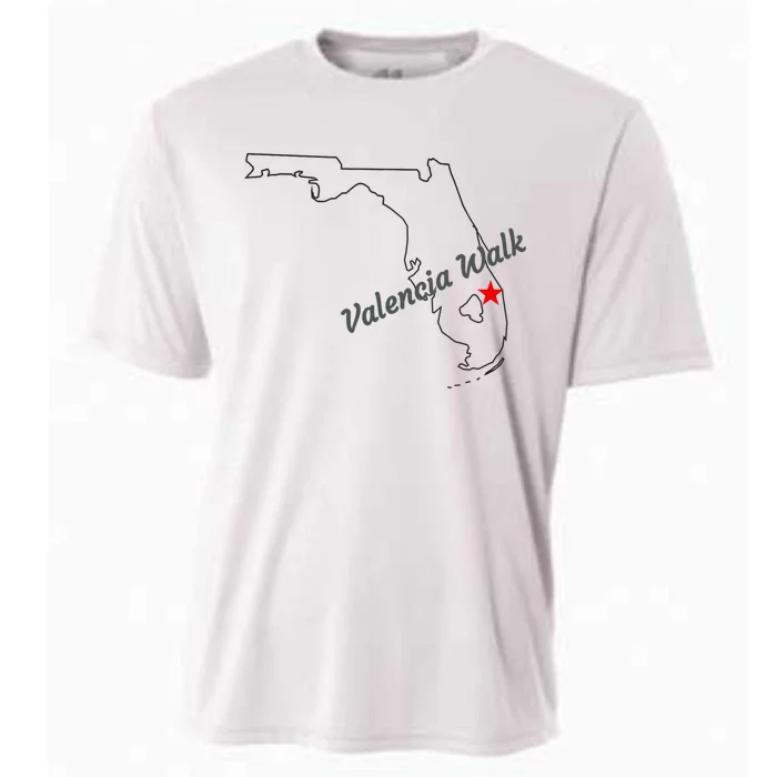 Valencia Walk Port St Lucie Florida Cooling Performance Crew T-Shirt