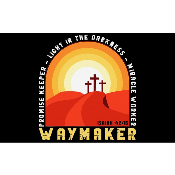 Vintage Waymaker Promise Keeper Miracle Worker Christian Bumper Sticker