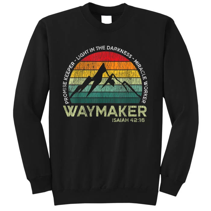 Vintage Waymaker Promise Keeper Miracle Worker Christian Sweatshirt