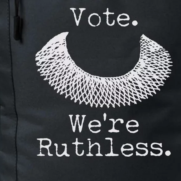 Vote We're Ruthless RBG Ruth Bader Ginsburg Daily Commute Backpack