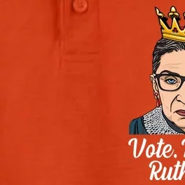 Vote We're Ruthless Ruth Bader Ginsburg Equal Rights Dry Zone Grid Performance Polo