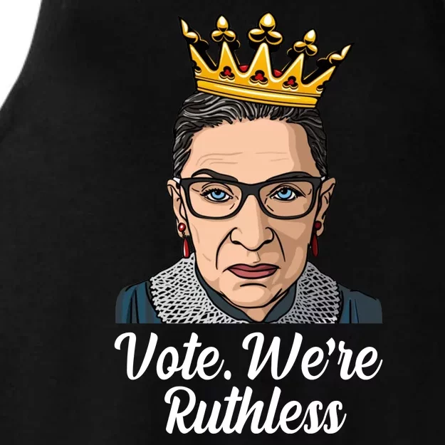 Vote We're Ruthless Ruth Bader Ginsburg Equal Rights Ladies Tri-Blend Wicking Tank