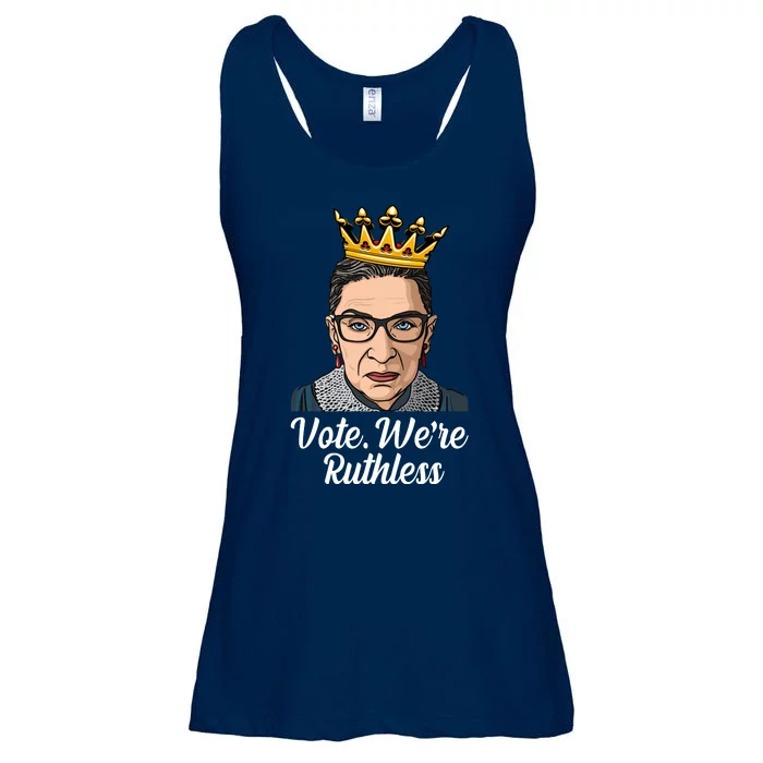 Vote We're Ruthless Ruth Bader Ginsburg Equal Rights Ladies Essential Flowy Tank