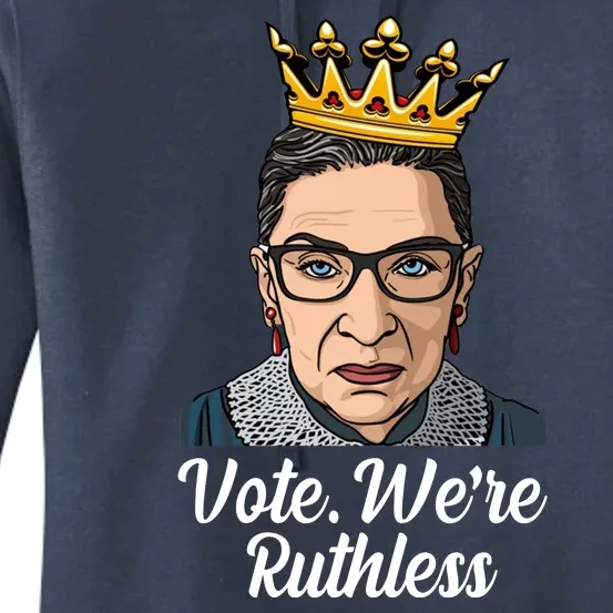 Vote We're Ruthless Ruth Bader Ginsburg Equal Rights Women's Pullover Hoodie