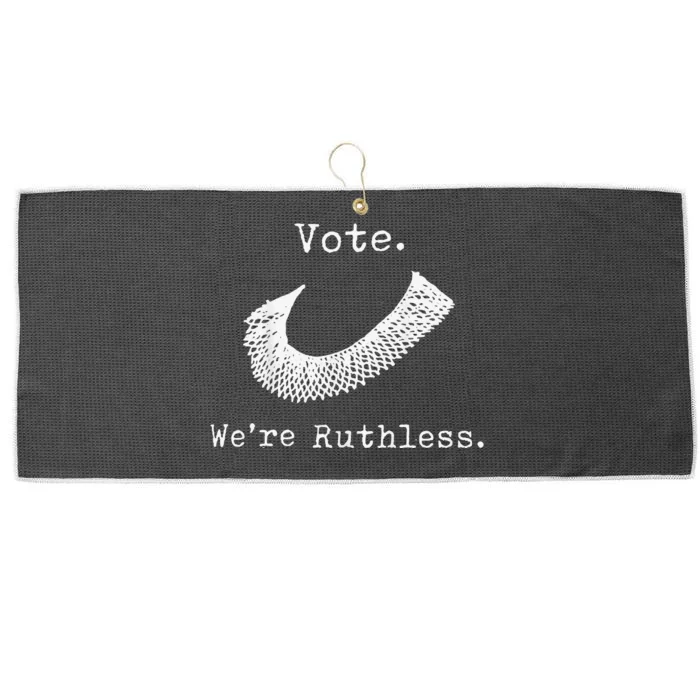 Vote We're Ruthless Large Microfiber Waffle Golf Towel