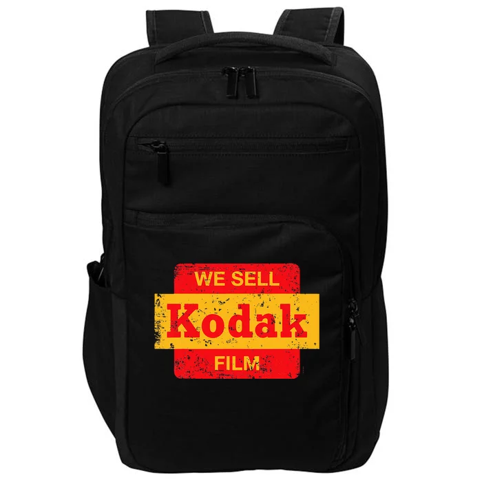 Vintage We Sell Kodak Film Retail Sign Impact Tech Backpack