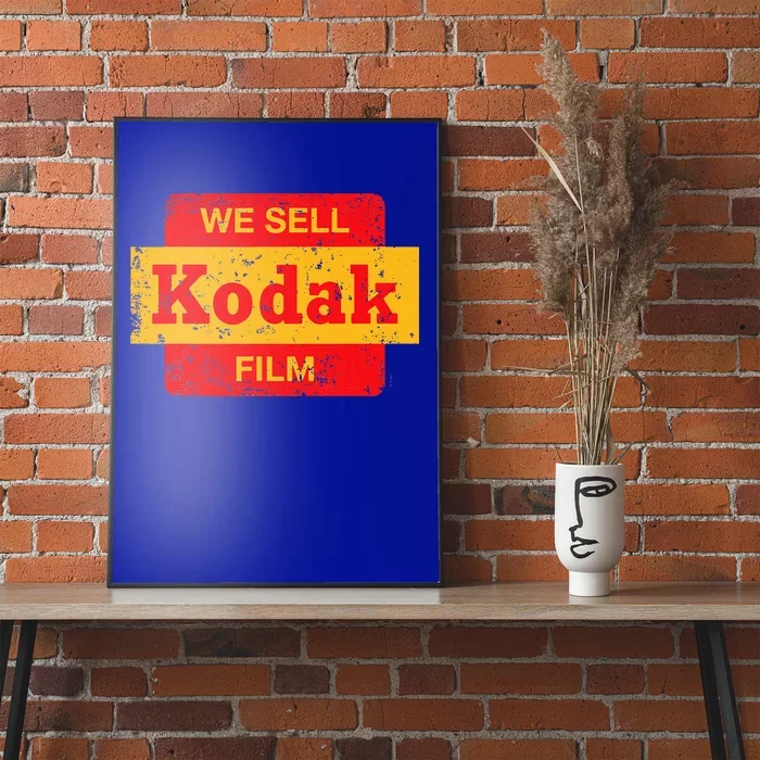 Vintage We Sell Kodak Film Retail Sign Poster