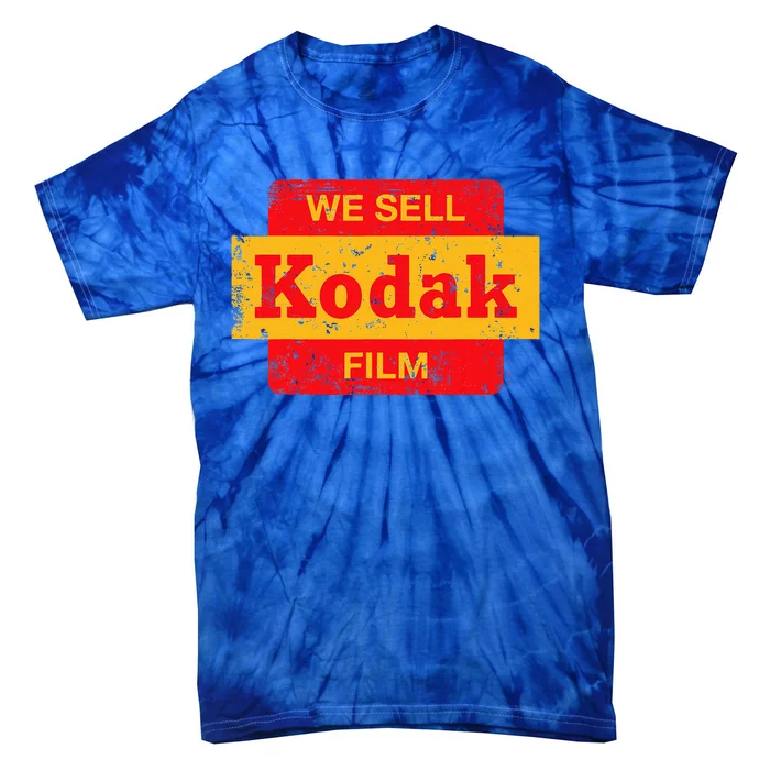 Vintage We Sell Kodak Film Retail Sign Tie-Dye T-Shirt