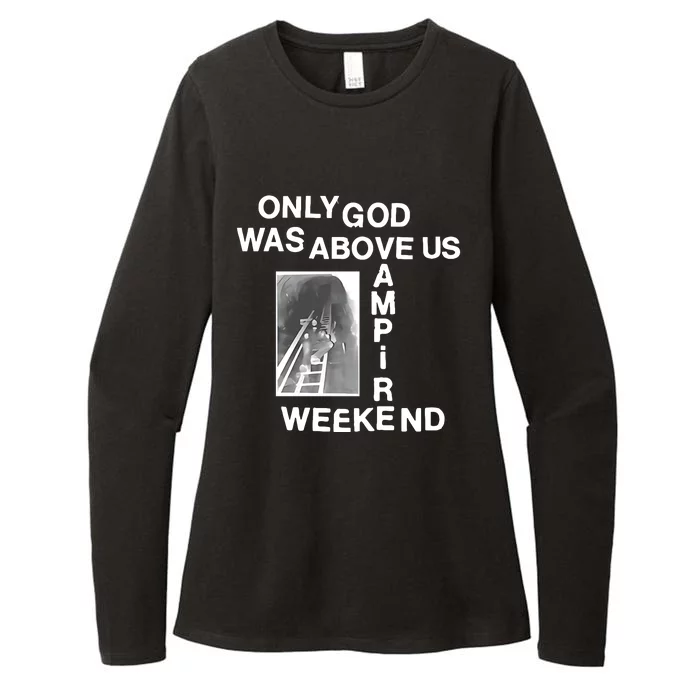 Vampire Weekend Tunnel Only God Was Above Us Womens CVC Long Sleeve Shirt