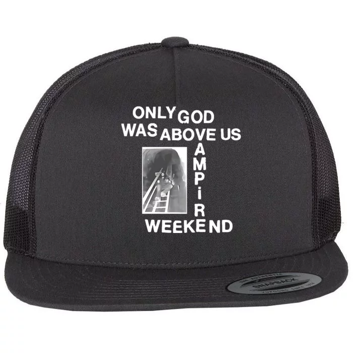 Vampire Weekend Tunnel Only God Was Above Us Flat Bill Trucker Hat