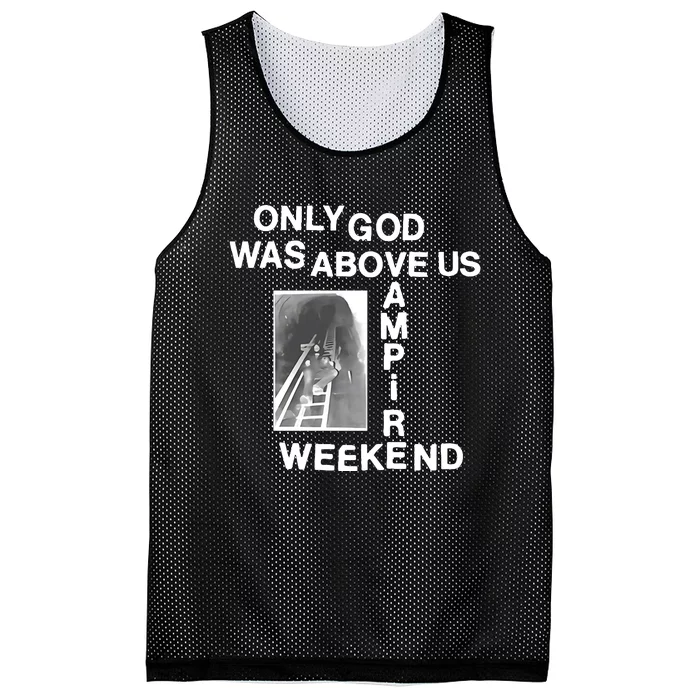 Vampire Weekend Tunnel Only God Was Above Us Mesh Reversible Basketball Jersey Tank