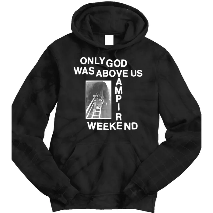 Vampire Weekend Tunnel Only God Was Above Us Tie Dye Hoodie