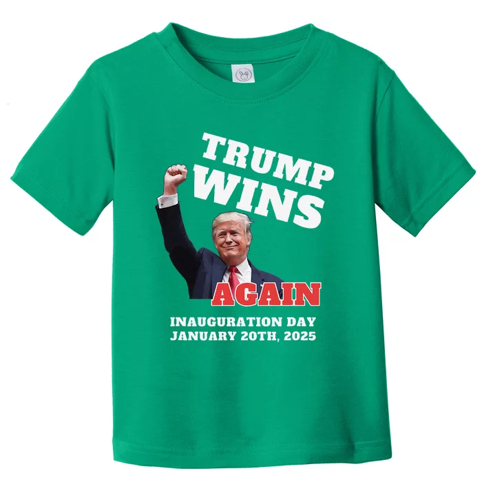 Victory Won Trump Wins Again Greatest Comeback Return Toddler T-Shirt