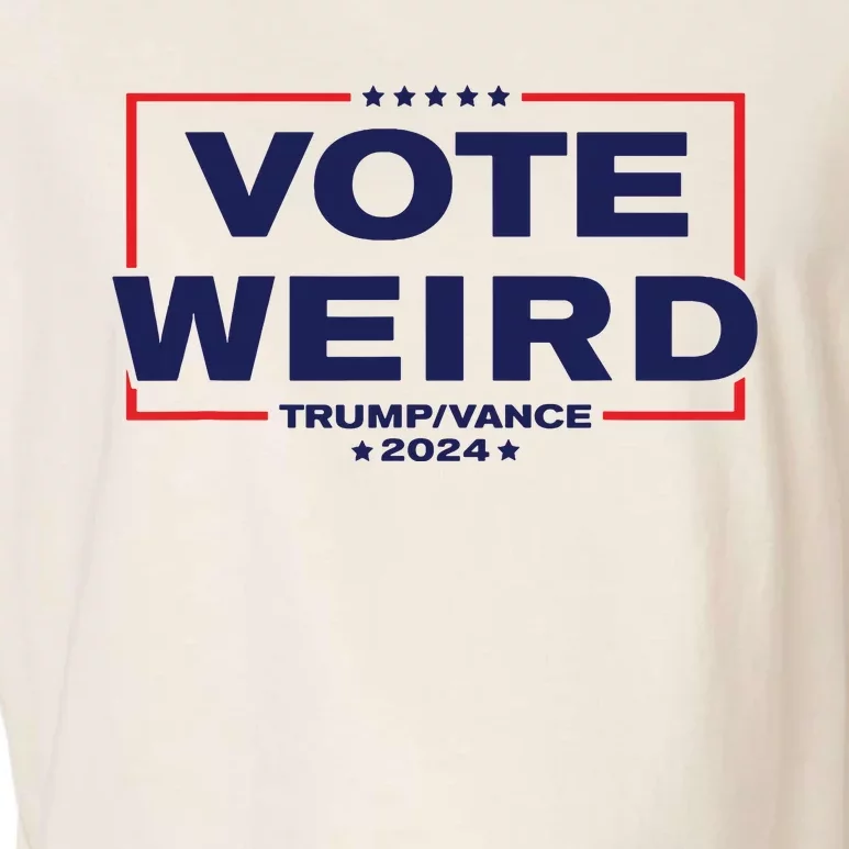 Vote Weird Trump 2024 Garment-Dyed Women's Muscle Tee