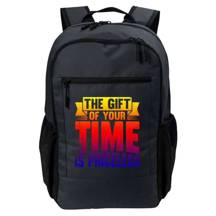 Volunteer Work The Gift Of Your Time Is Priceless Volunteers Gift Daily Commute Backpack