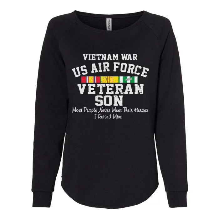 Vietnam War Us Air Force Son Veteran's Day Gift Womens California Wash Sweatshirt