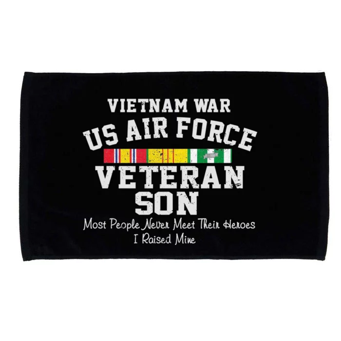 Vietnam War Us Air Force Son Veteran's Day Gift Microfiber Hand Towel