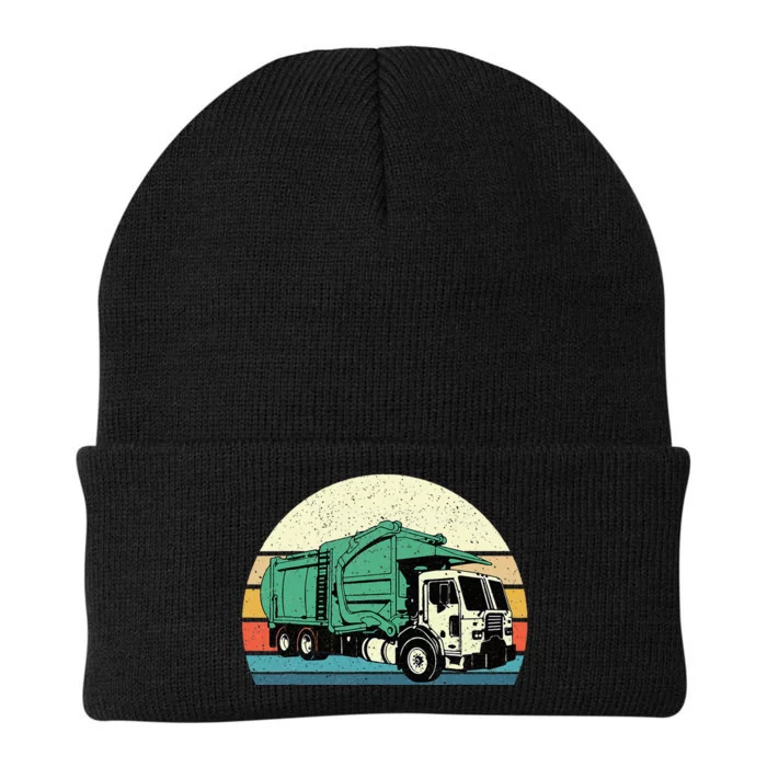 Vintage Waste Vehicle Junk Disposal Environment Fan Knit Cap Winter Beanie