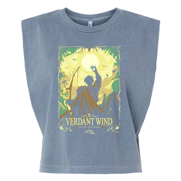 Verdant Wind Garment-Dyed Women's Muscle Tee