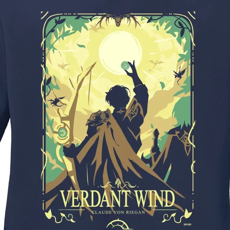 Verdant Wind Ladies Long Sleeve Shirt