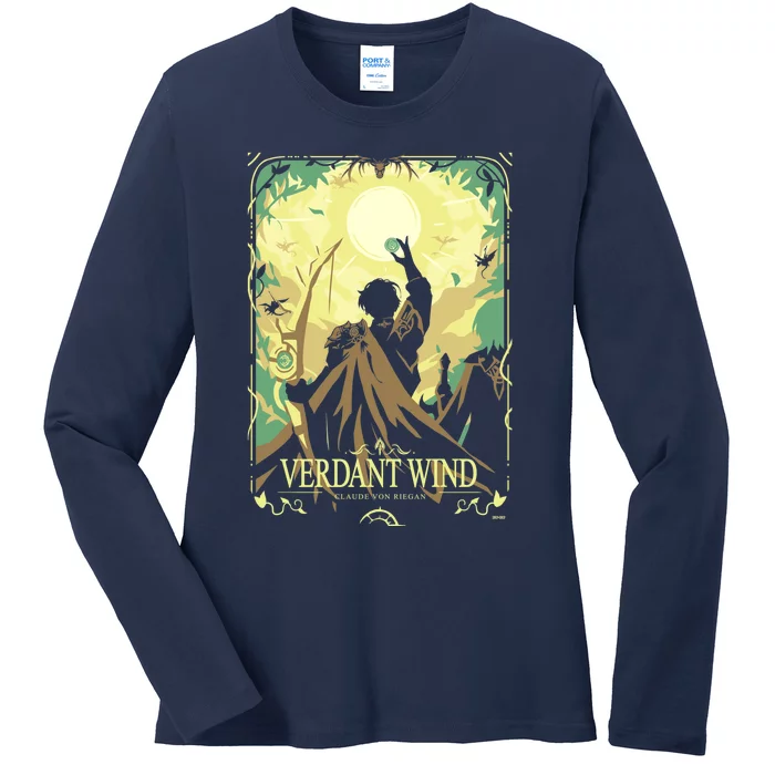 Verdant Wind Ladies Long Sleeve Shirt