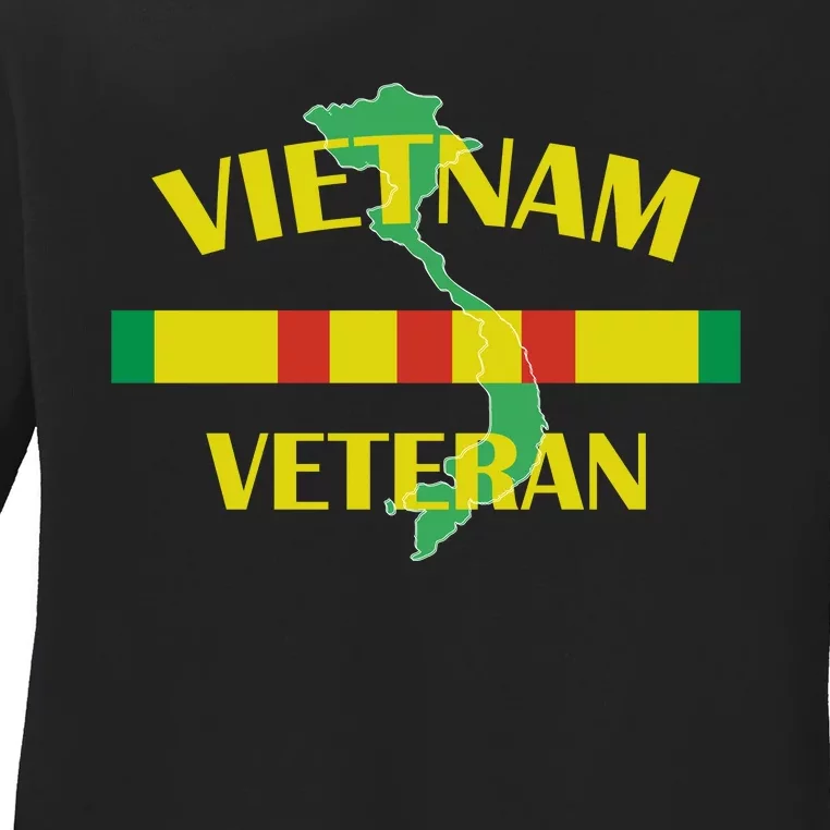 Vietnam War Veterans Day Commemoration Ladies Long Sleeve Shirt