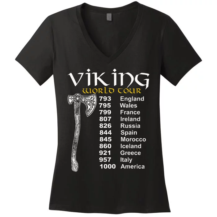 Viking World Women's V-Neck T-Shirt