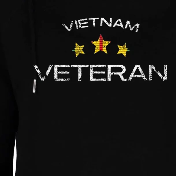 Vietnam War Veteran Womens Funnel Neck Pullover Hood