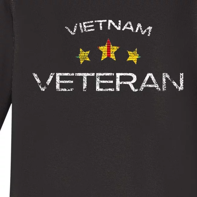 Vietnam War Veteran Baby Long Sleeve Bodysuit