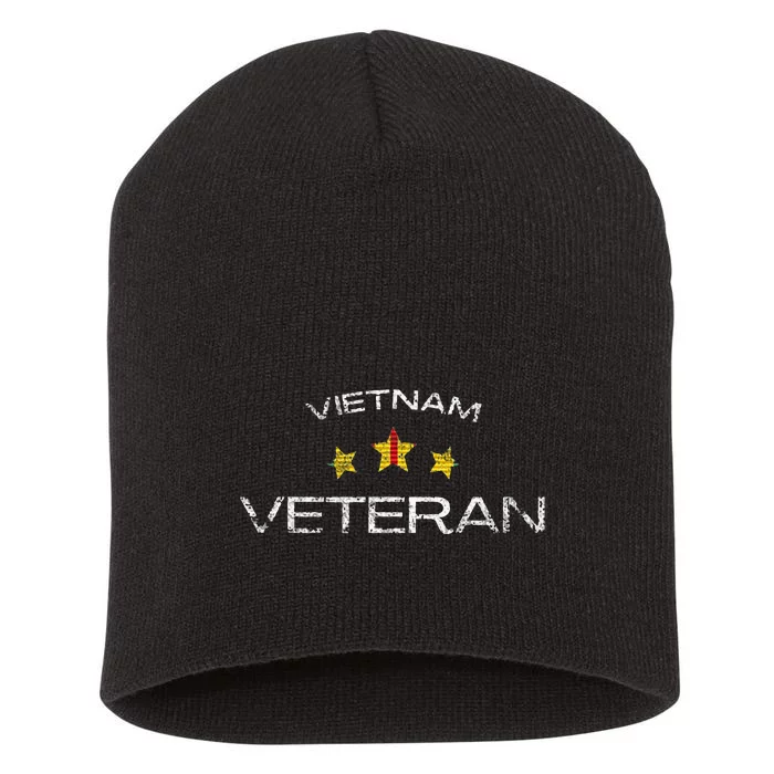 Vietnam War Veteran Short Acrylic Beanie