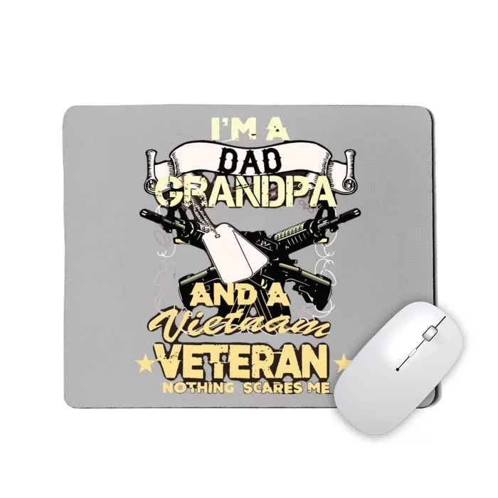 Vietnam War Veteran Us Retired Soldier Mousepad