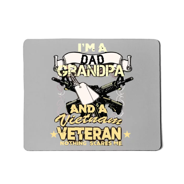 Vietnam War Veteran Us Retired Soldier Mousepad