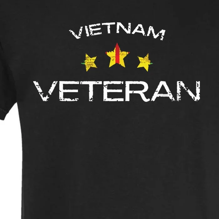 Vietnam War Veteran Us Retired Soldier Garment-Dyed Heavyweight T-Shirt