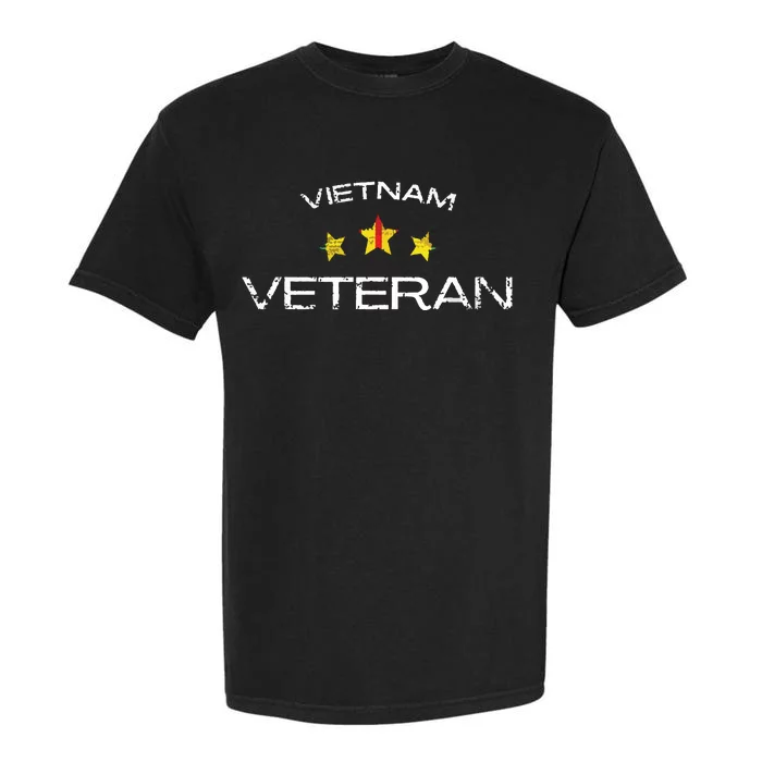 Vietnam War Veteran Us Retired Soldier Garment-Dyed Heavyweight T-Shirt