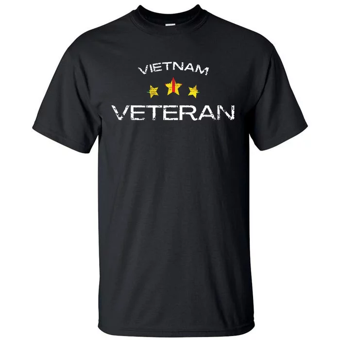 Vietnam War Veteran Us Retired Soldier Tall T-Shirt