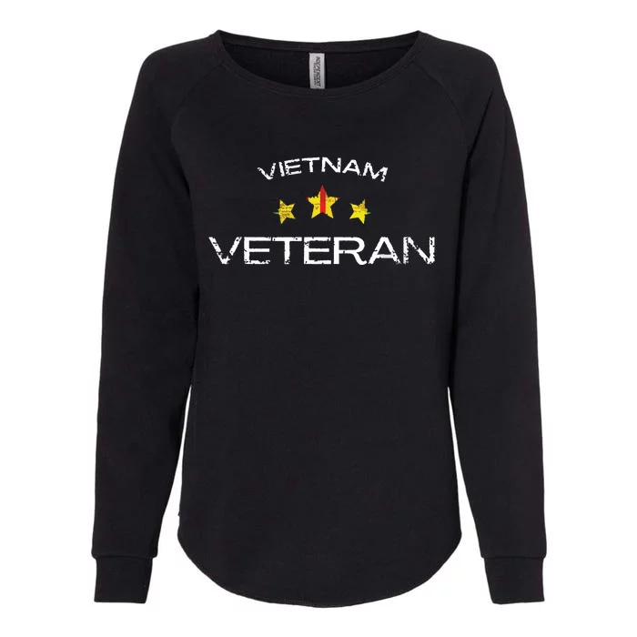 Vietnam War Veteran Us Retired Soldier Womens California Wash Sweatshirt