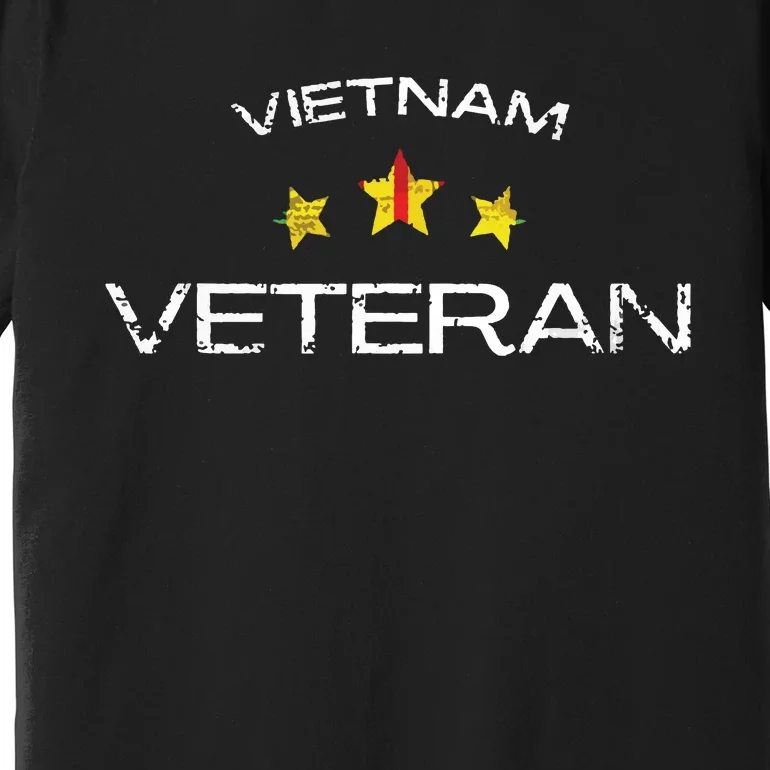 Vietnam War Veteran Us Retired Soldier Premium T-Shirt