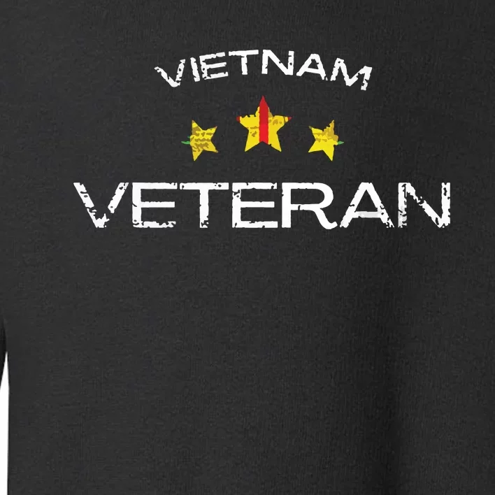 Vietnam War Veteran Us Retired Soldier Toddler Sweatshirt