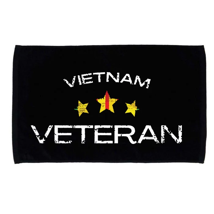 Vietnam War Veteran Us Retired Soldier Microfiber Hand Towel