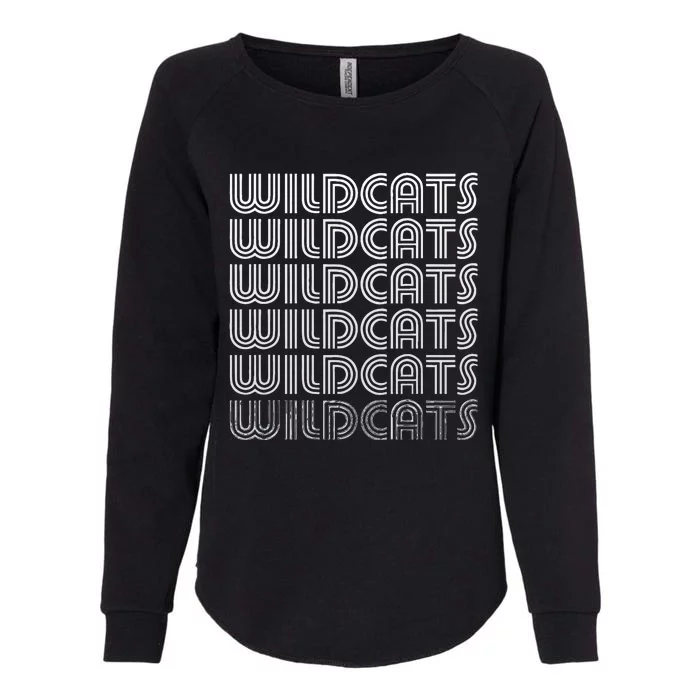 Vintage Wildcats Womens California Wash Sweatshirt