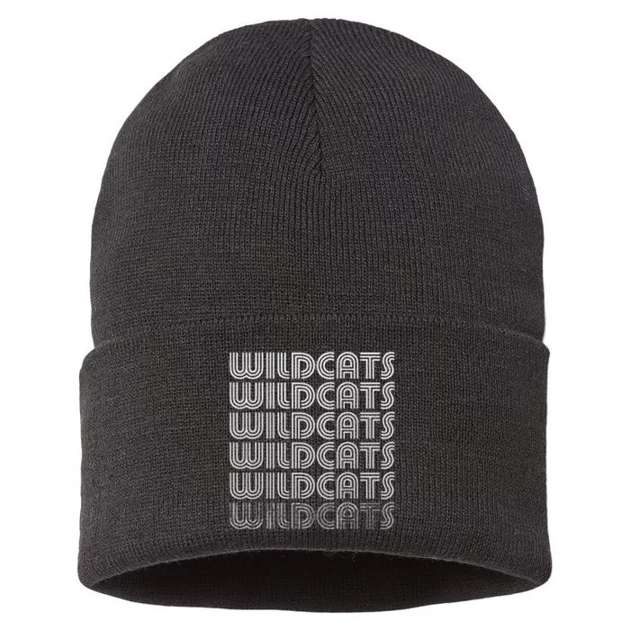 Vintage Wildcats Sustainable Knit Beanie