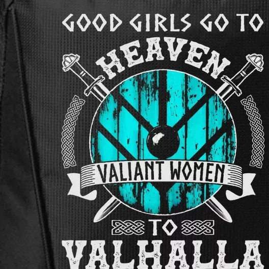 Valiant Women Valhalla Norse Viking Lagertha Shield Maiden City Backpack