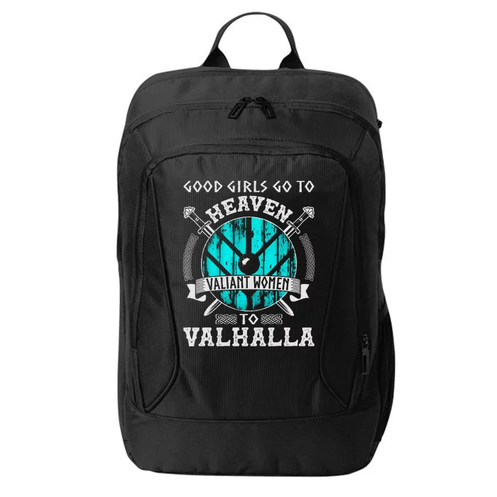 Valiant Women Valhalla Norse Viking Lagertha Shield Maiden City Backpack